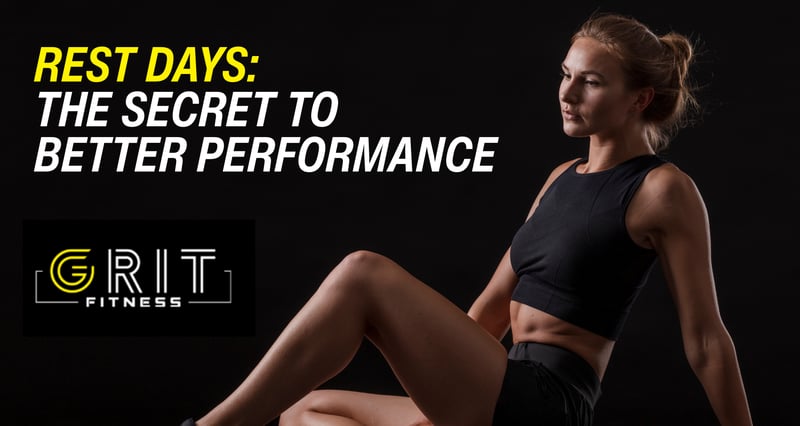 REST DAYS THE SECRET TO BETTER PERFORMANCE